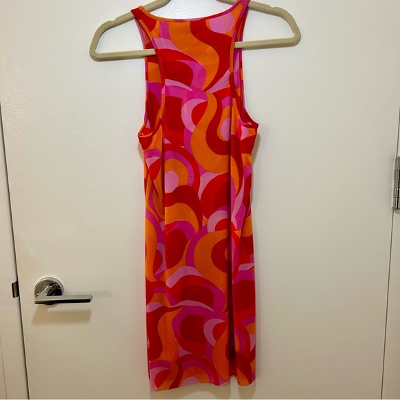 Solid & Striped The Garcelle Printed Mesh Size Dress Size L NWT - Picture 5 of 11